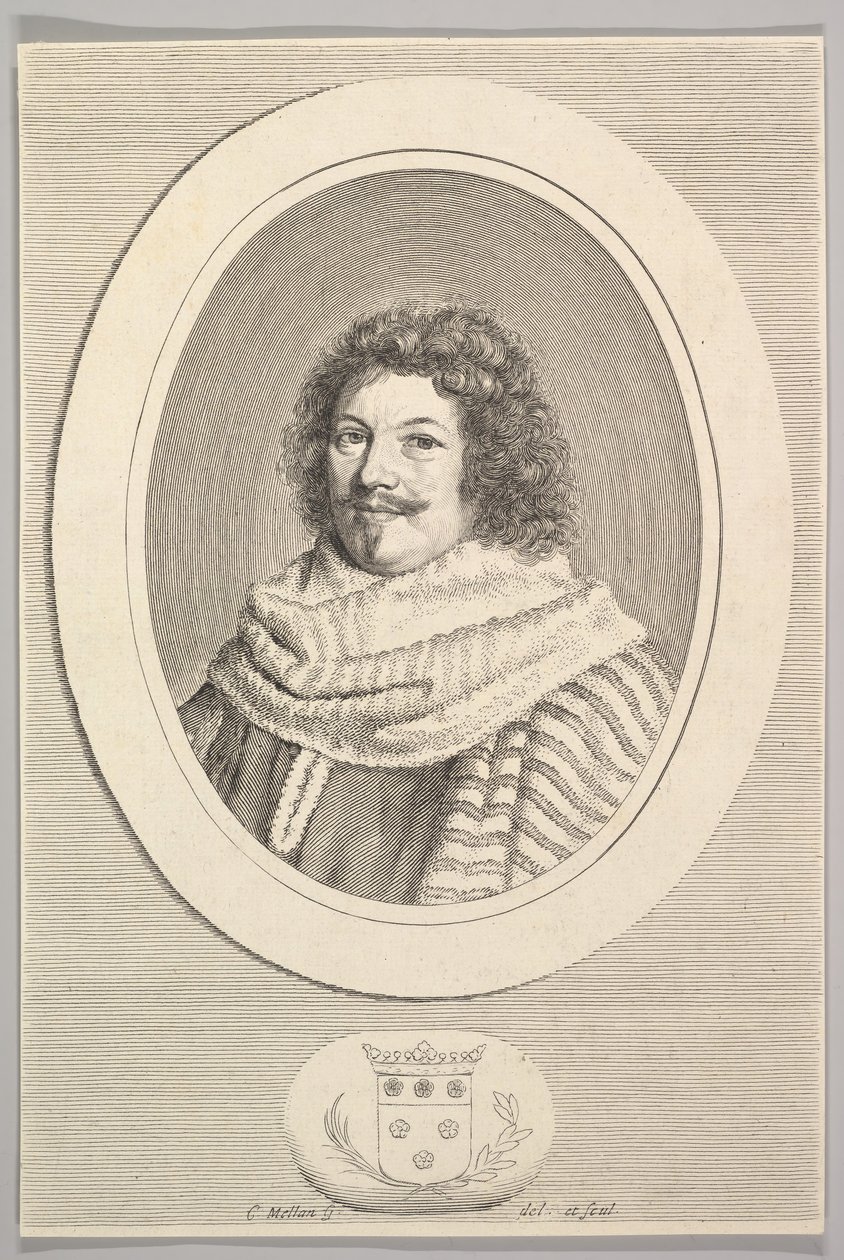 René de Longueil, Marquis de Maisons. tekijältä Claude Mellan