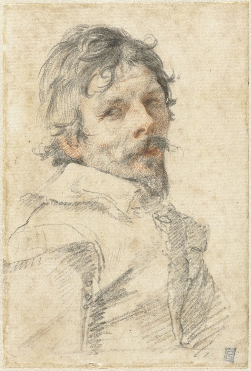 Omakuva, c. 1640. tekijältä Claude Mellan