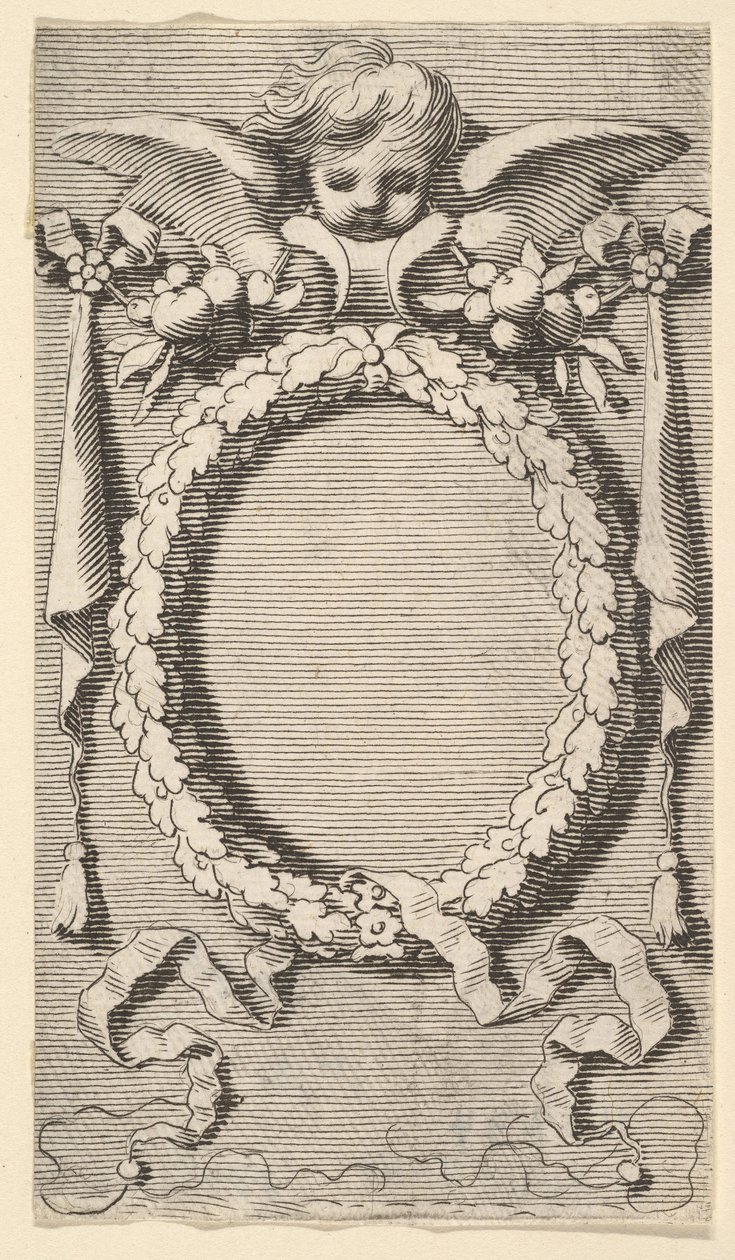 Nimisivu: Desmarets de Saint-Sorlin, Neitsyt Marian virka, 1645. tekijältä Claude Mellan
