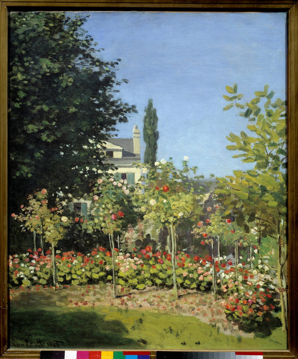 Kukkapuutarha Sainte Adressessa. Claude Monet