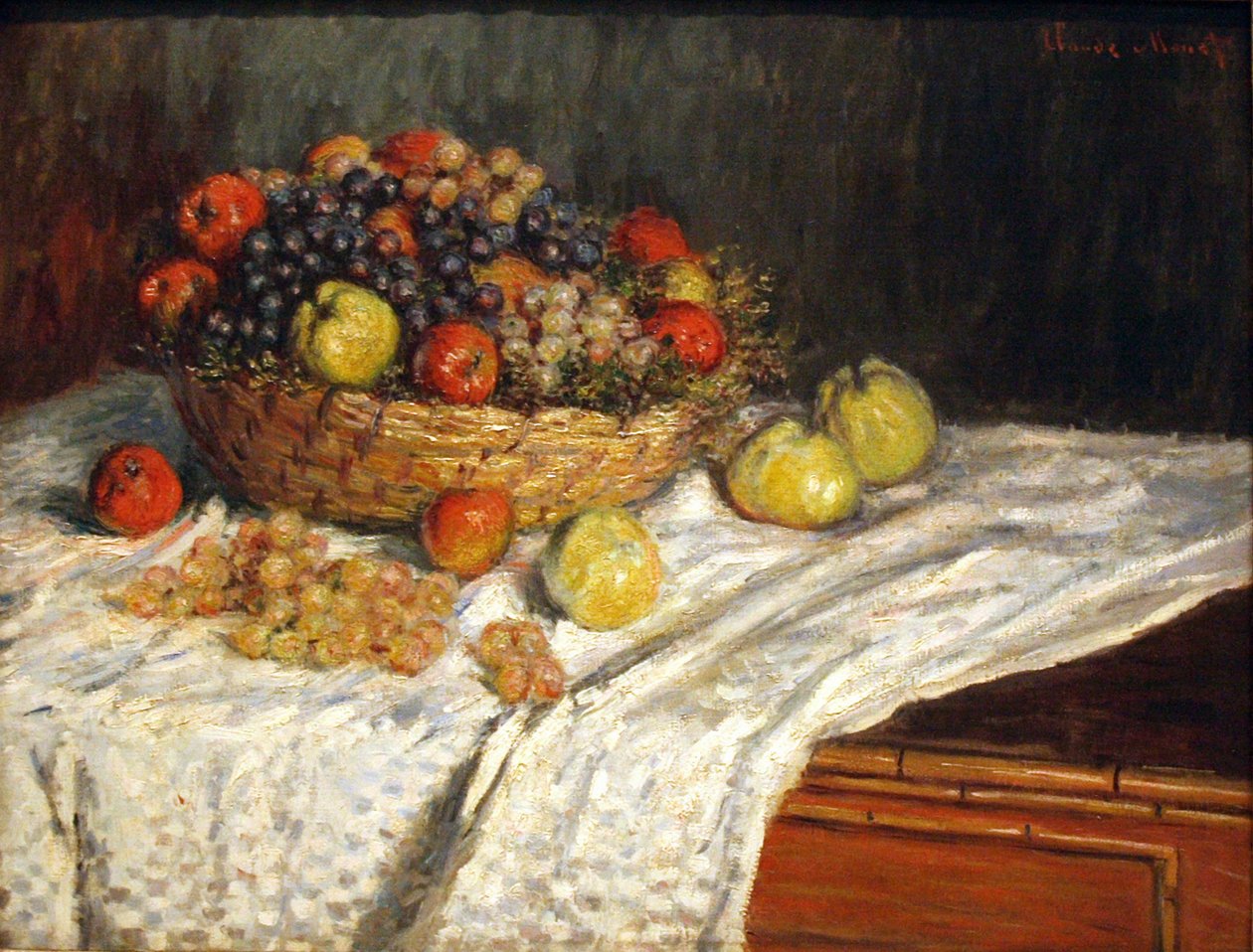 Omenat ja viinirypäleet tekijältä Claude Monet