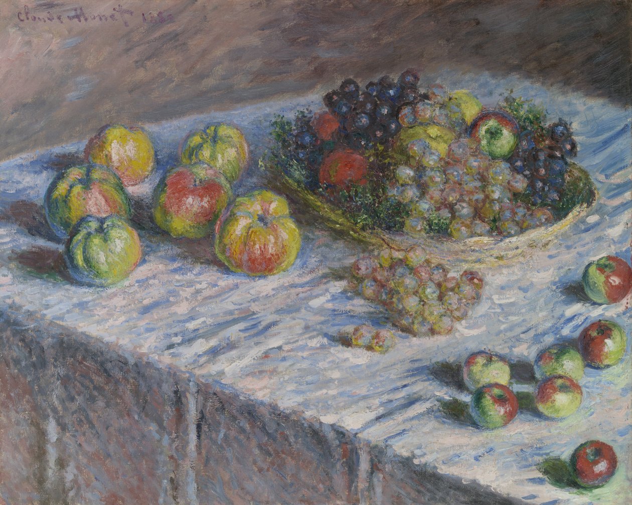 Omenat ja viinirypäleet tekijältä Claude Monet