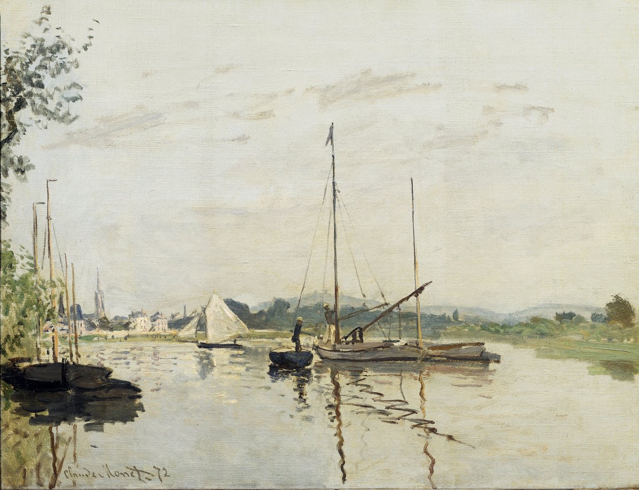 Argenteuil - öljy kankaalle tekijältä Claude Monet