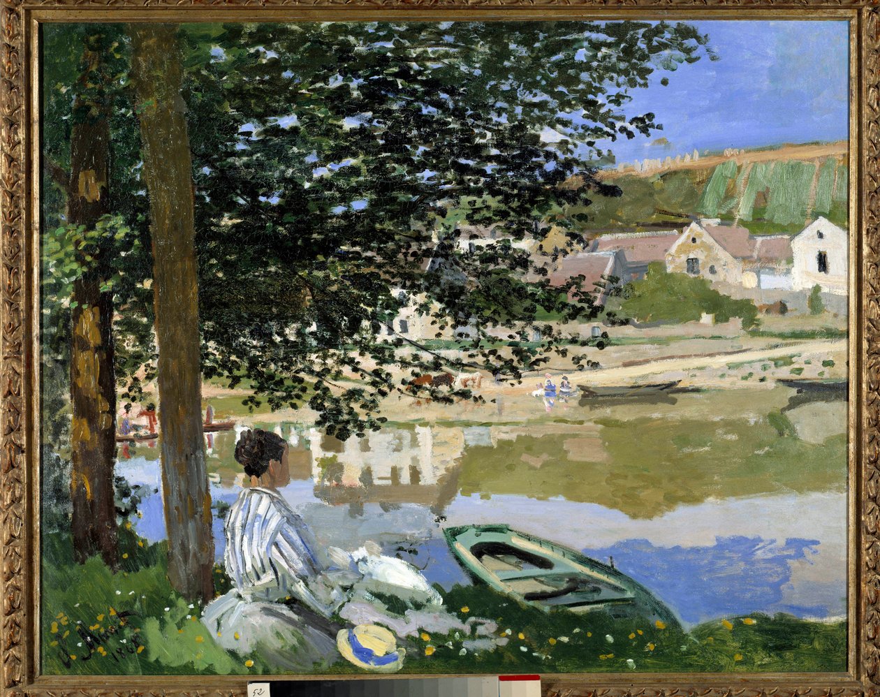 Veden äärellä Bennecourtissa tekijältä Claude Monet