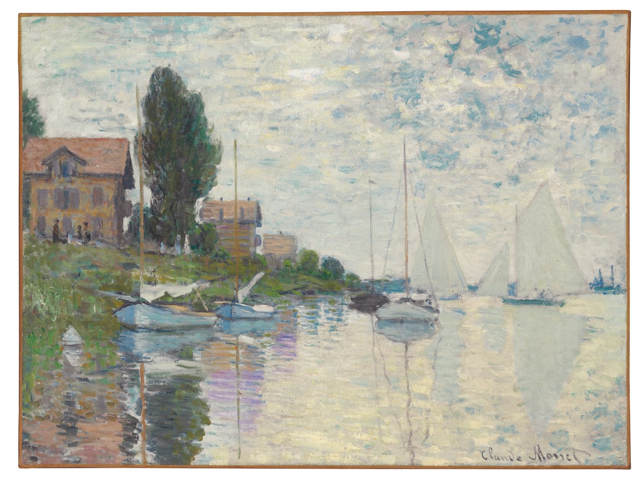 Petit-Gennevilliersissä, 1874 tekijältä Claude Monet