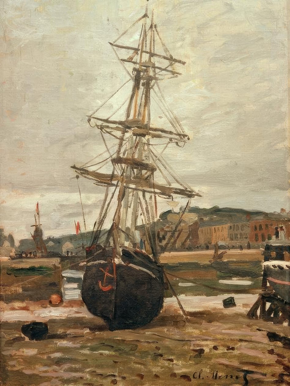 Laiva karille Fecampissa tekijältä Claude Monet