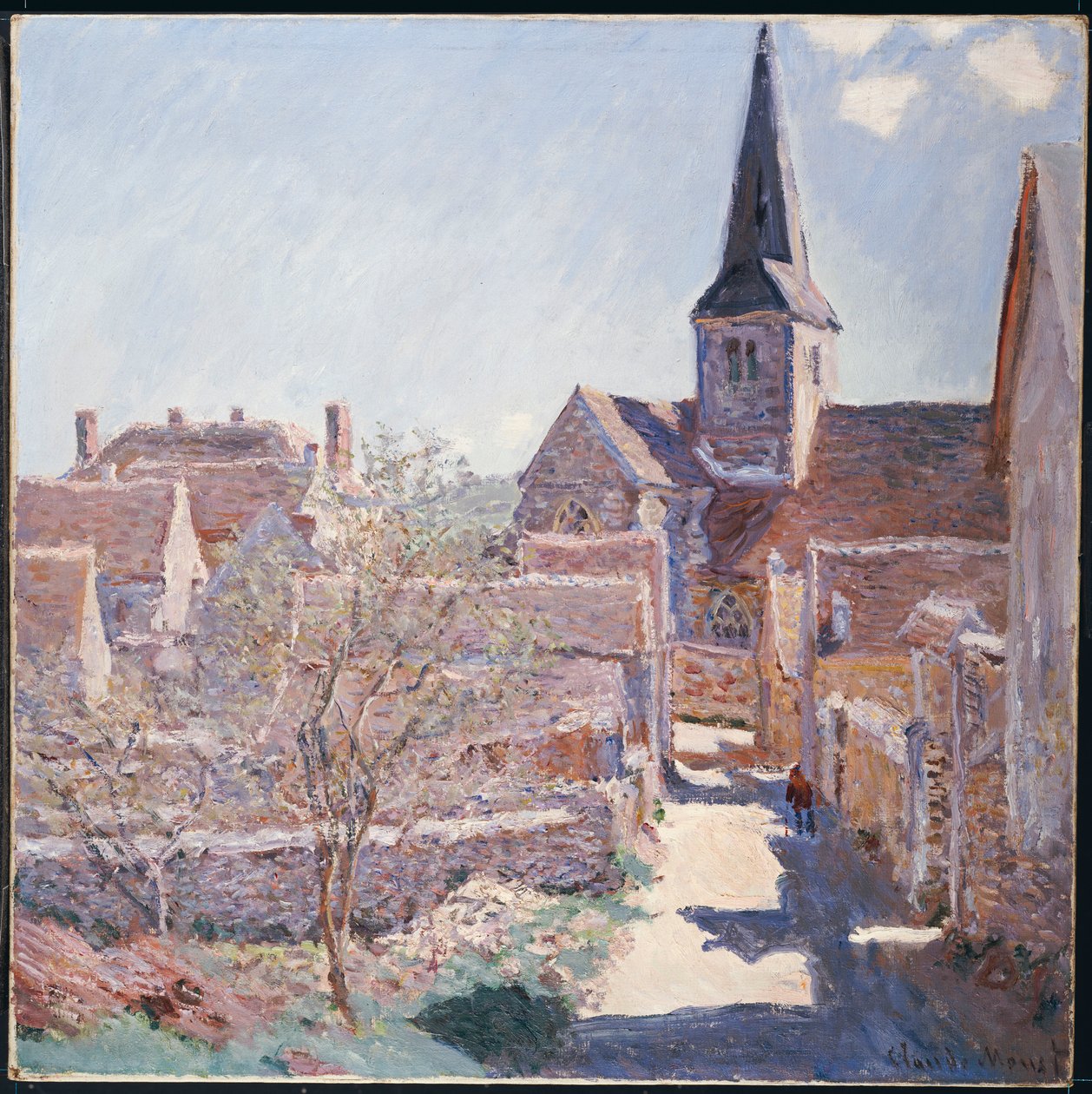 Bennecourt, 1885 tekijältä Claude Monet