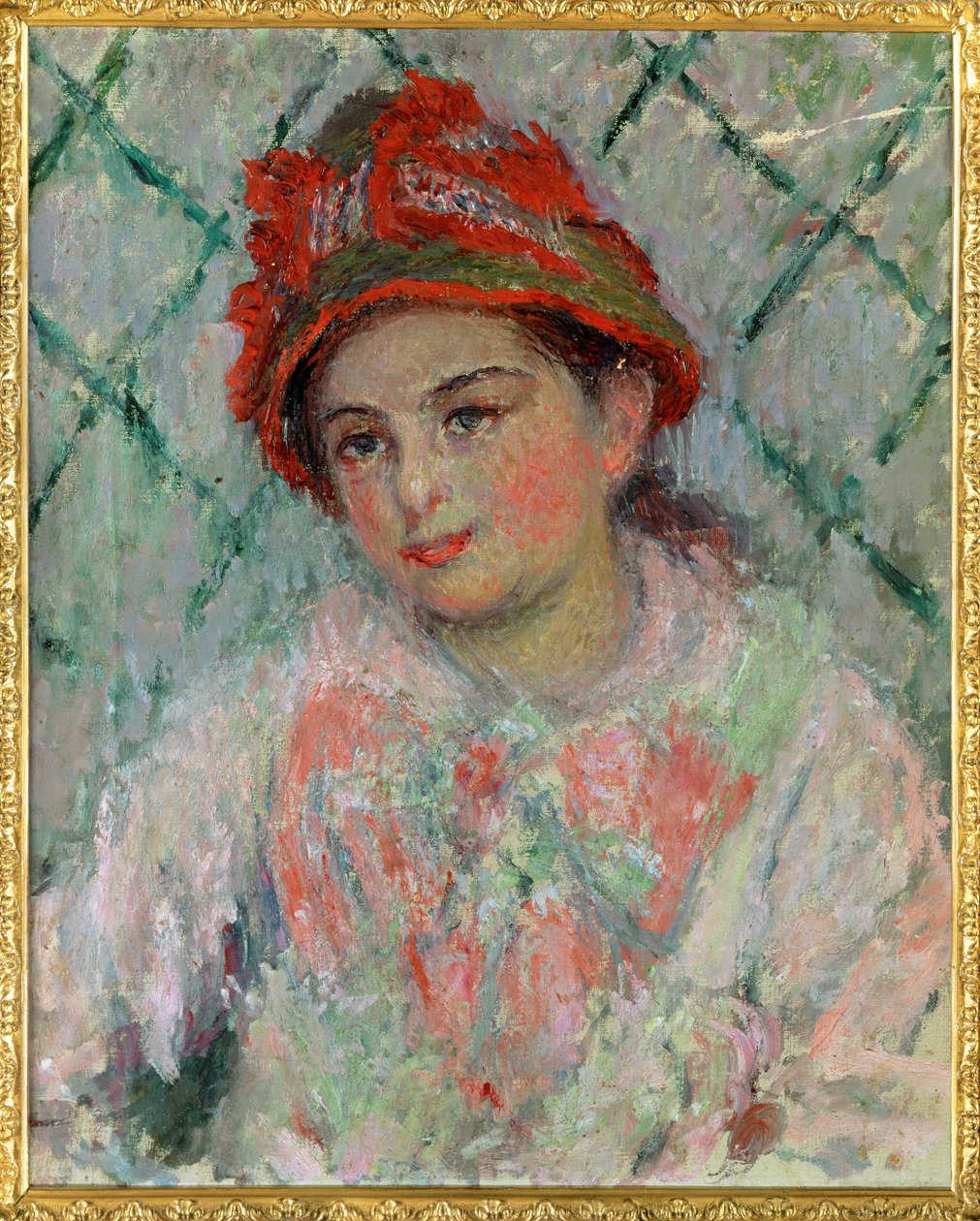 Blanche Hoschede, nuorin tytär ... (öljy kankaalle) tekijältä Claude Monet