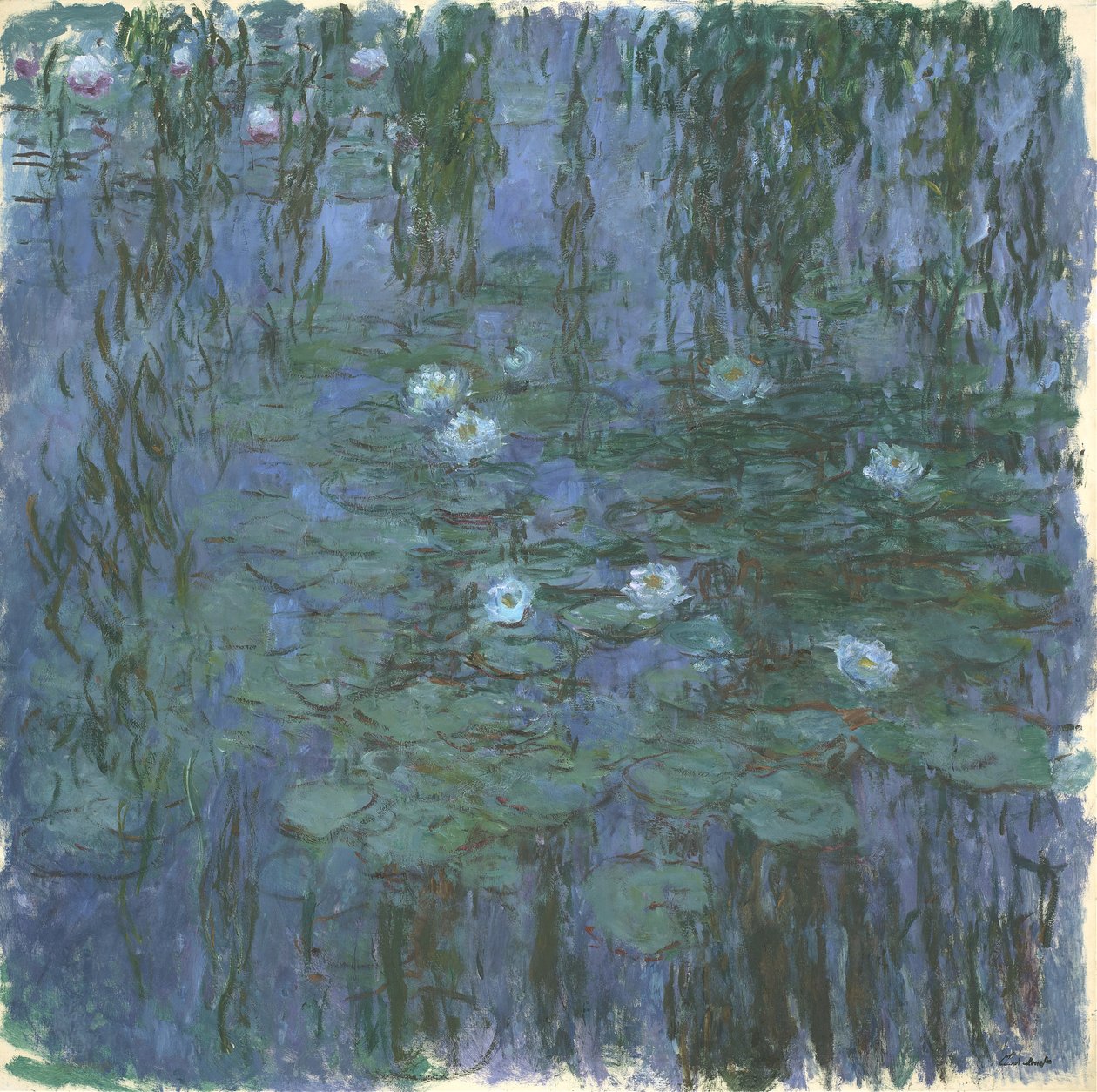 Siniset nympheat tekijältä Claude Monet