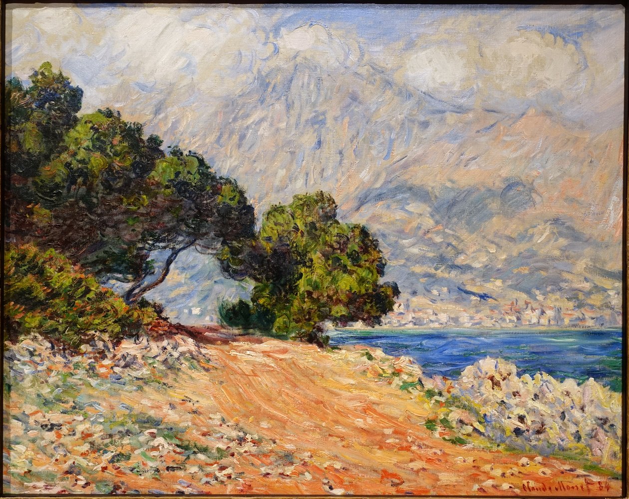 Cap Martin, lähellä Mentonia tekijältä Claude Monet