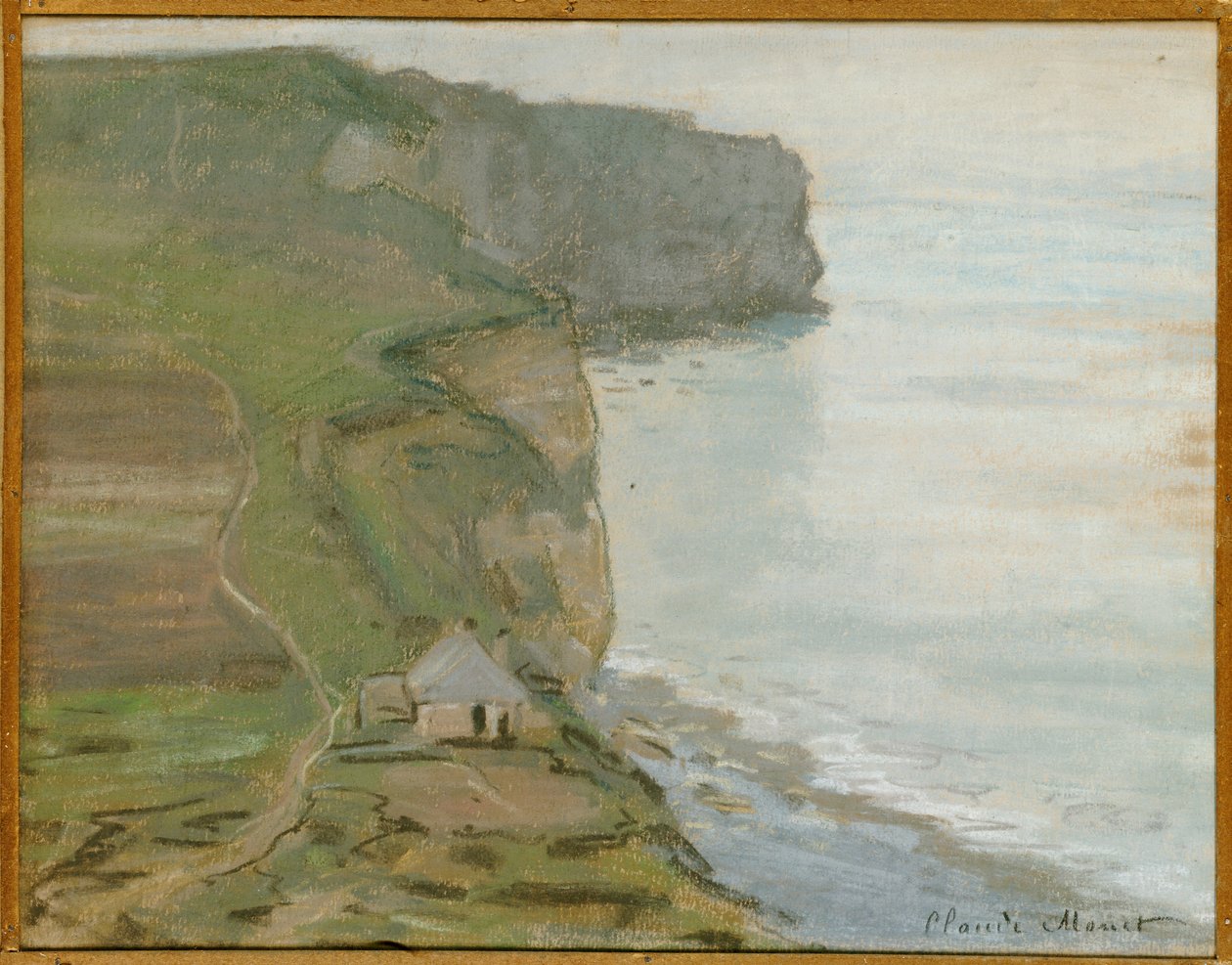 Antiferin johtaja, Etretat tekijältä Claude Monet