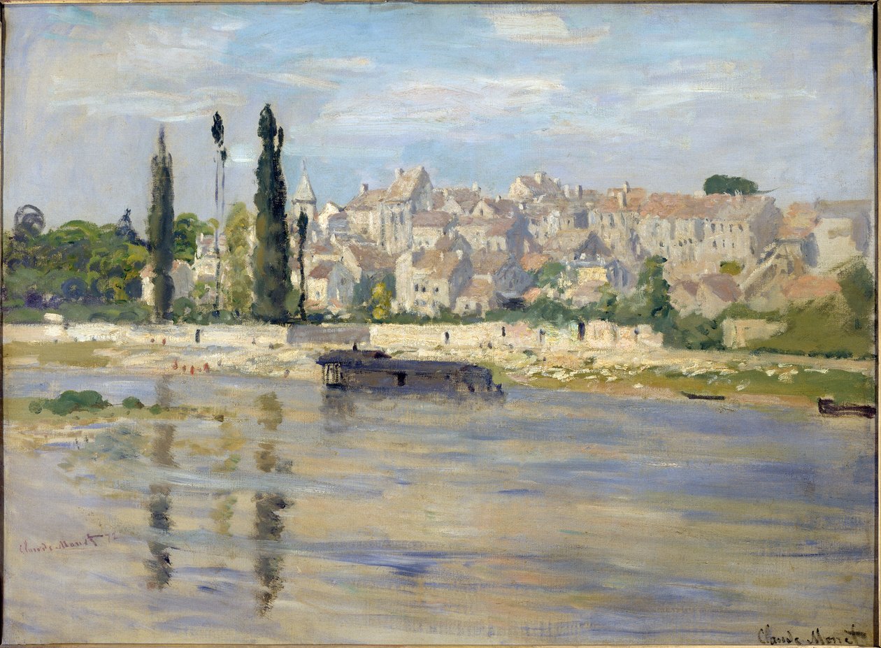 Carrieres-Saint-Denis - 1872. Öljy kankaalle tekijältä Claude Monet
