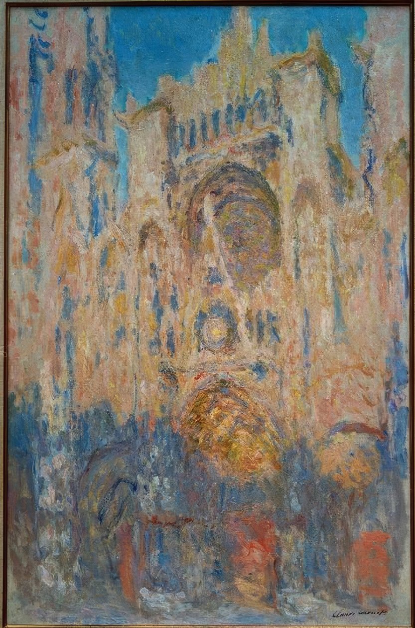 Rouenin katedraali. Auringon vaikutus, päivän loppu tekijältä Claude Monet