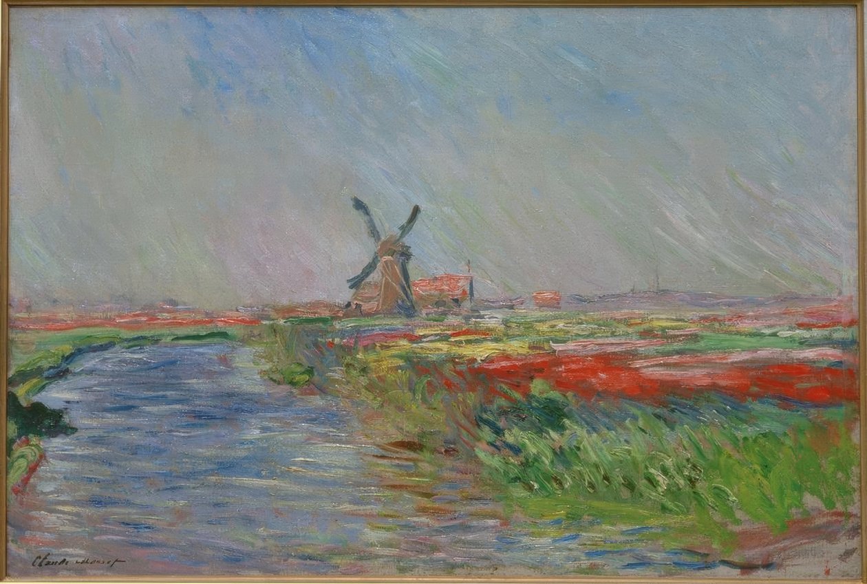 Champs de tulipes en Hollande tekijältä Claude Monet