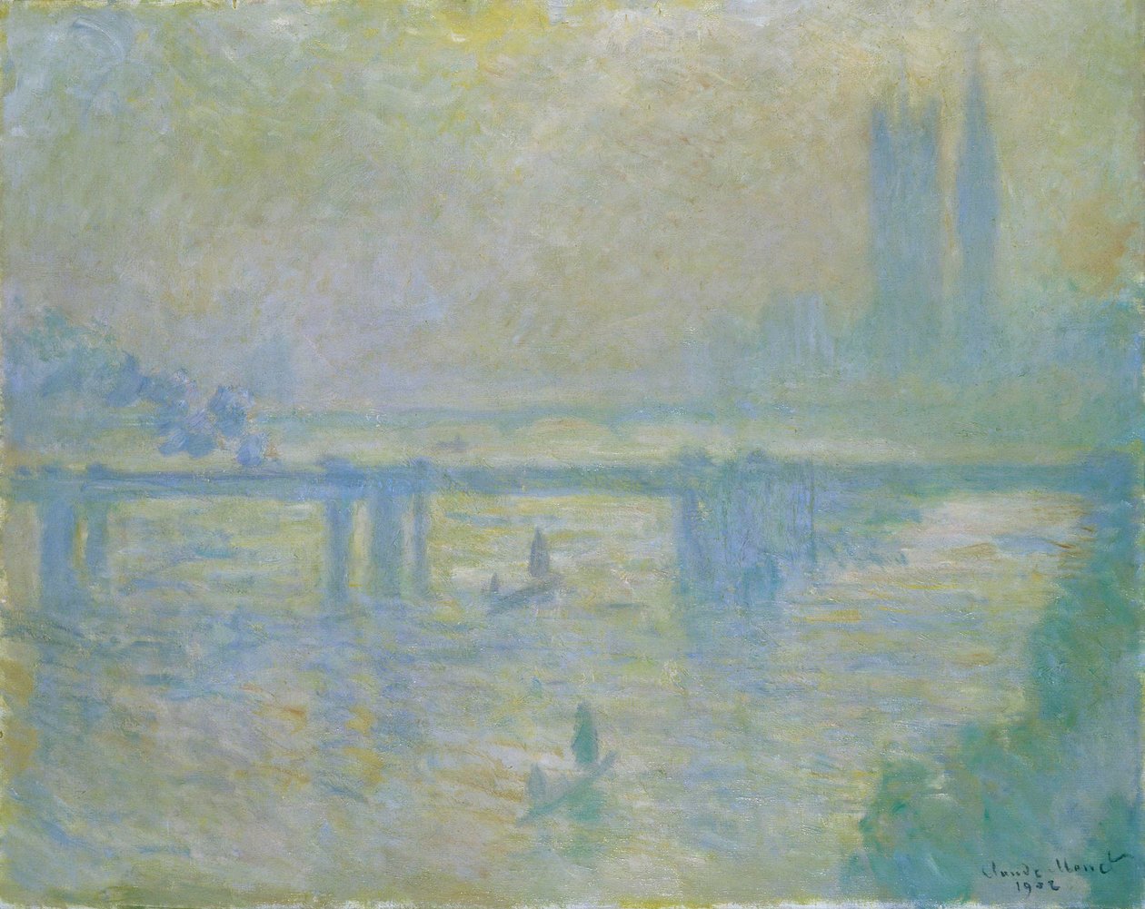 Charing Crossin silta tekijältä Claude Monet