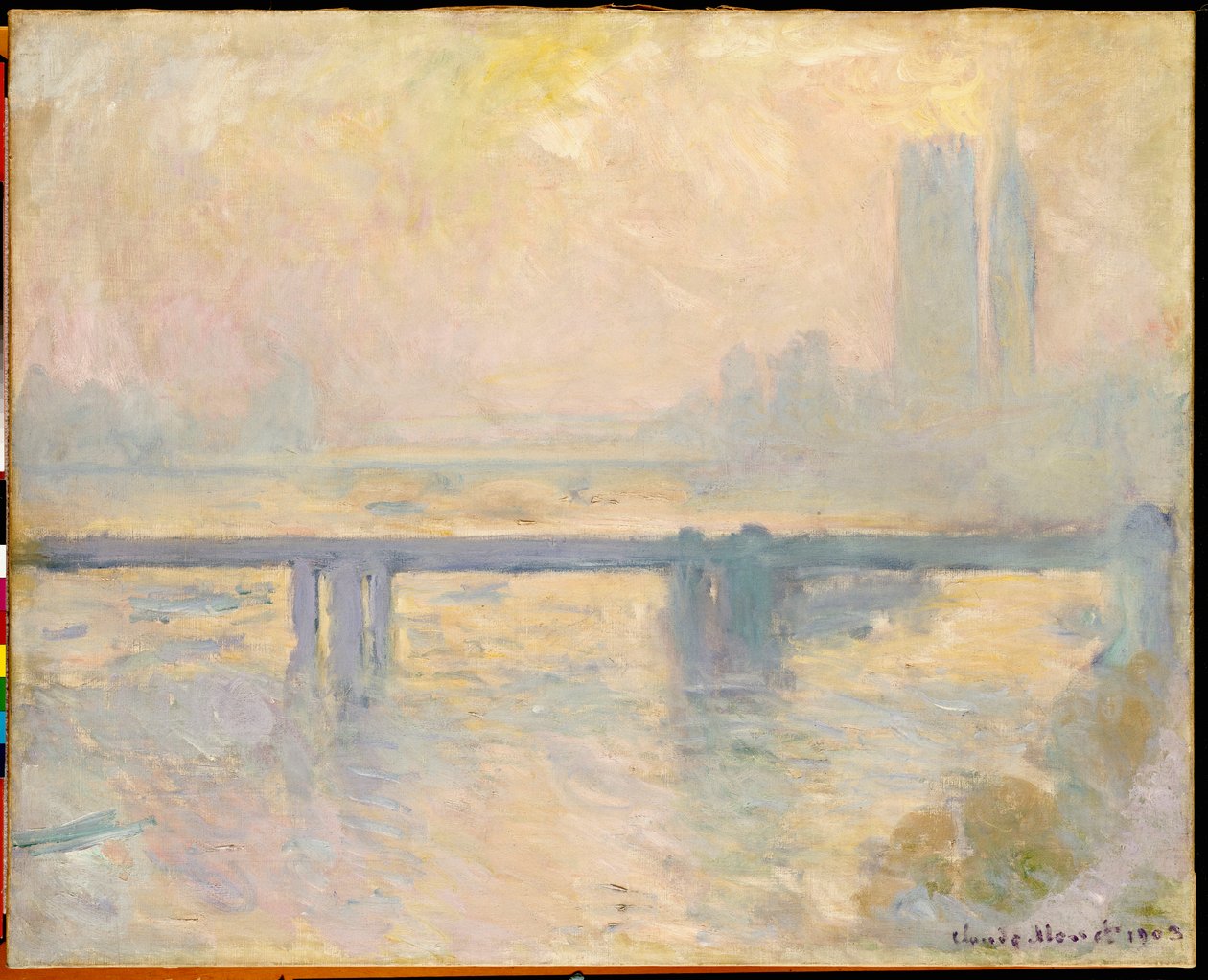 Charing Crossin silta, 1903 tekijältä Claude Monet