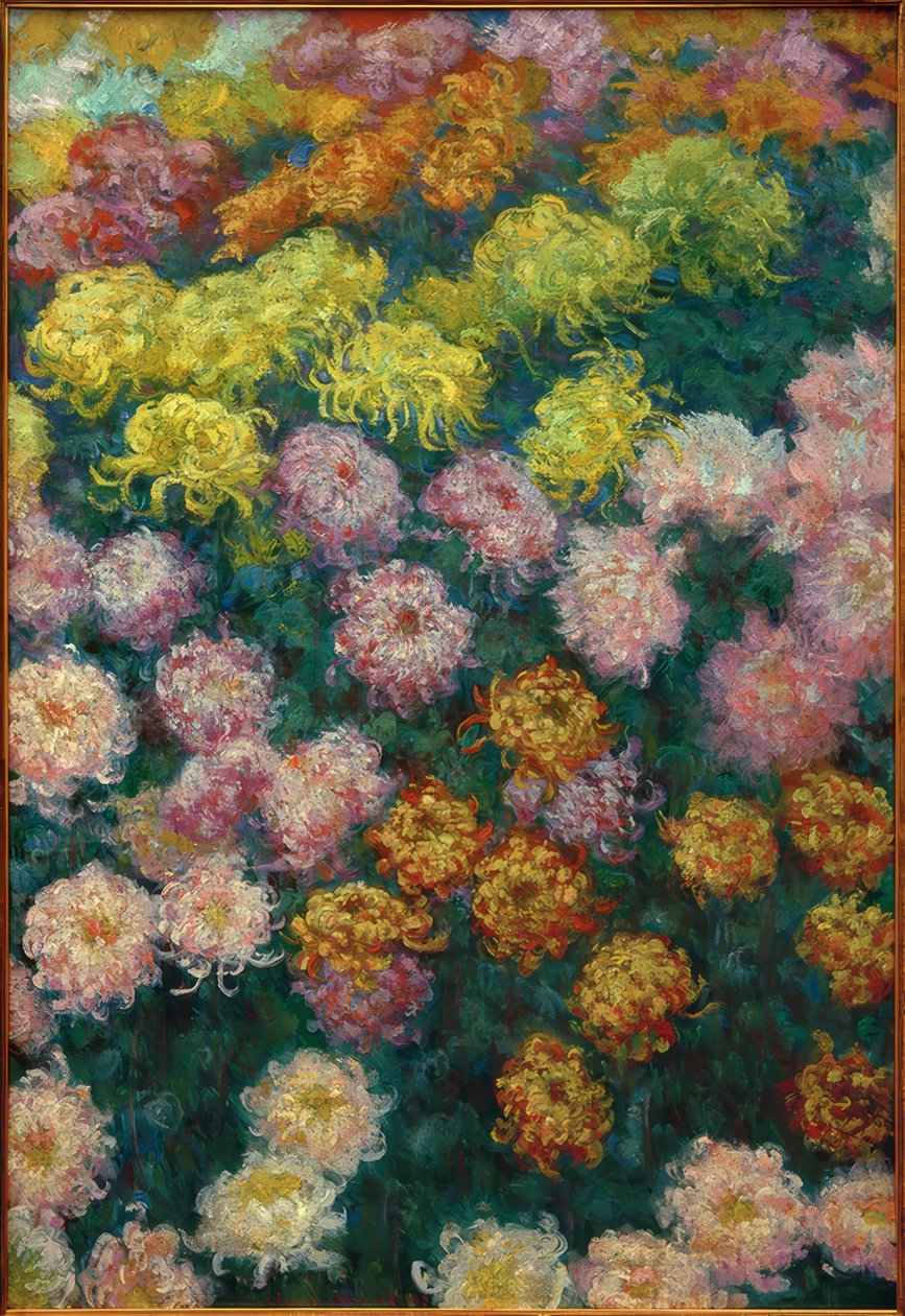 Krysanteemin purema, 1897 tekijältä Claude Monet