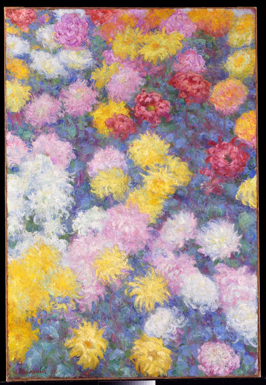 Krysanteemit, 1897 tekijältä Claude Monet