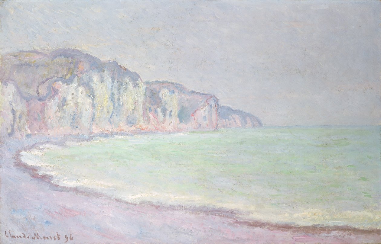 Kalliot Pourvillessä, 1896 tekijältä Claude Monet