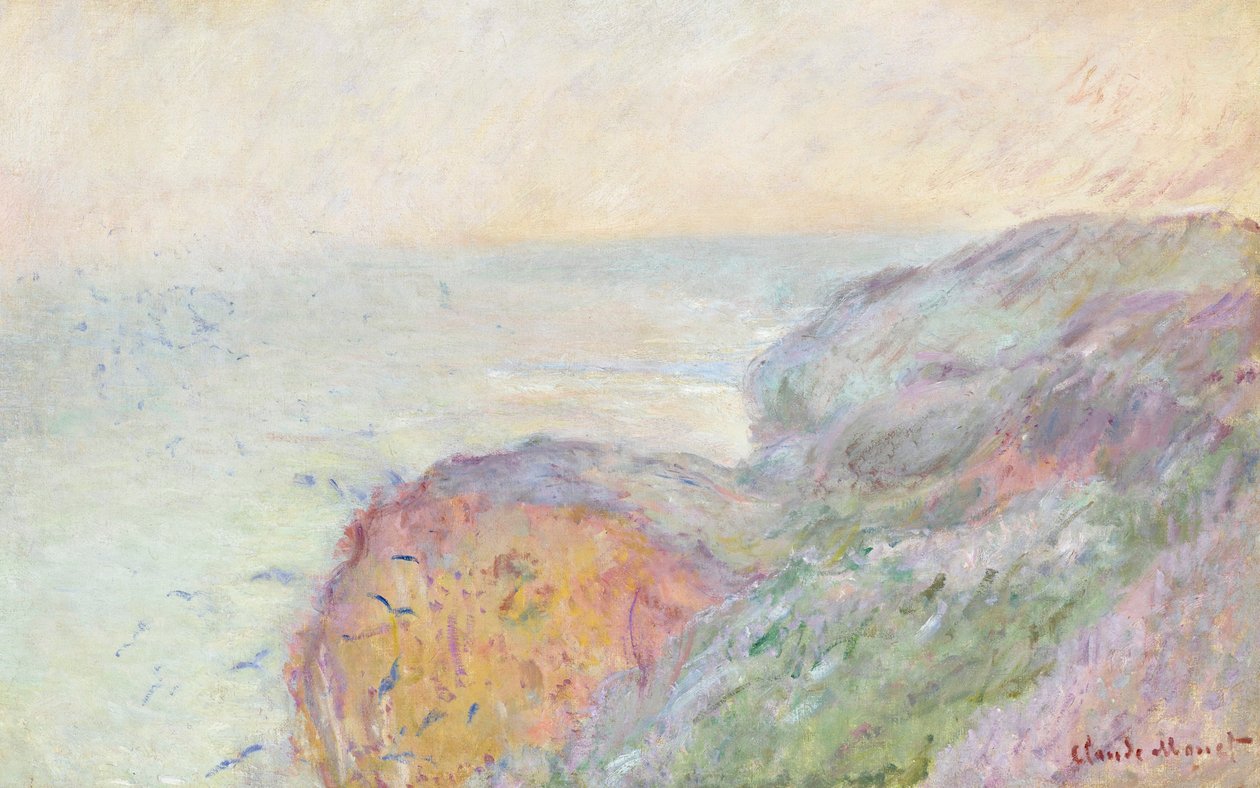 Penya-segats prop de Dieppe, 1897. finlandès tekijältä Claude Monet