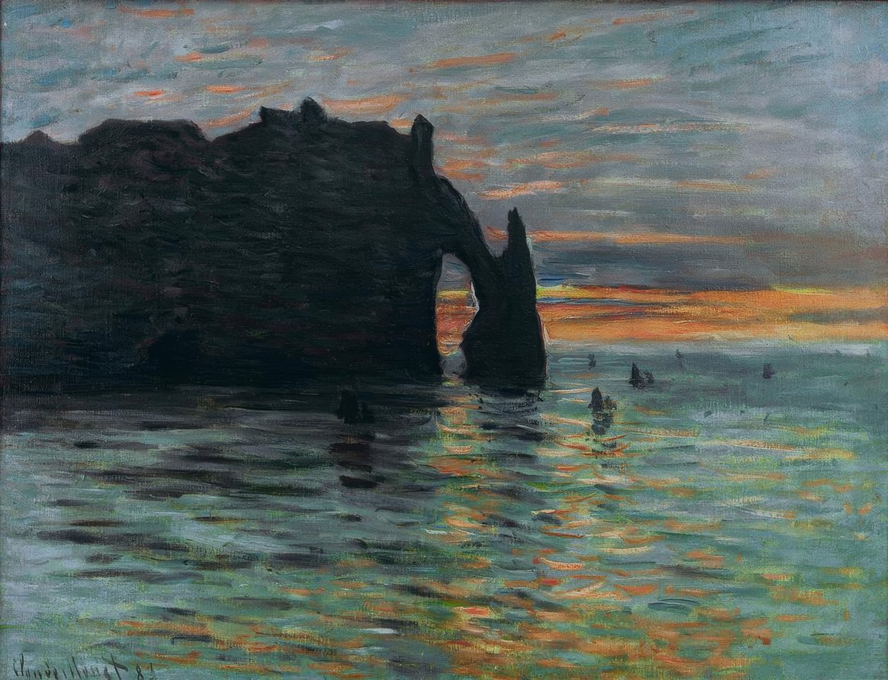 Coucher de Soleil tekijältä Claude Monet