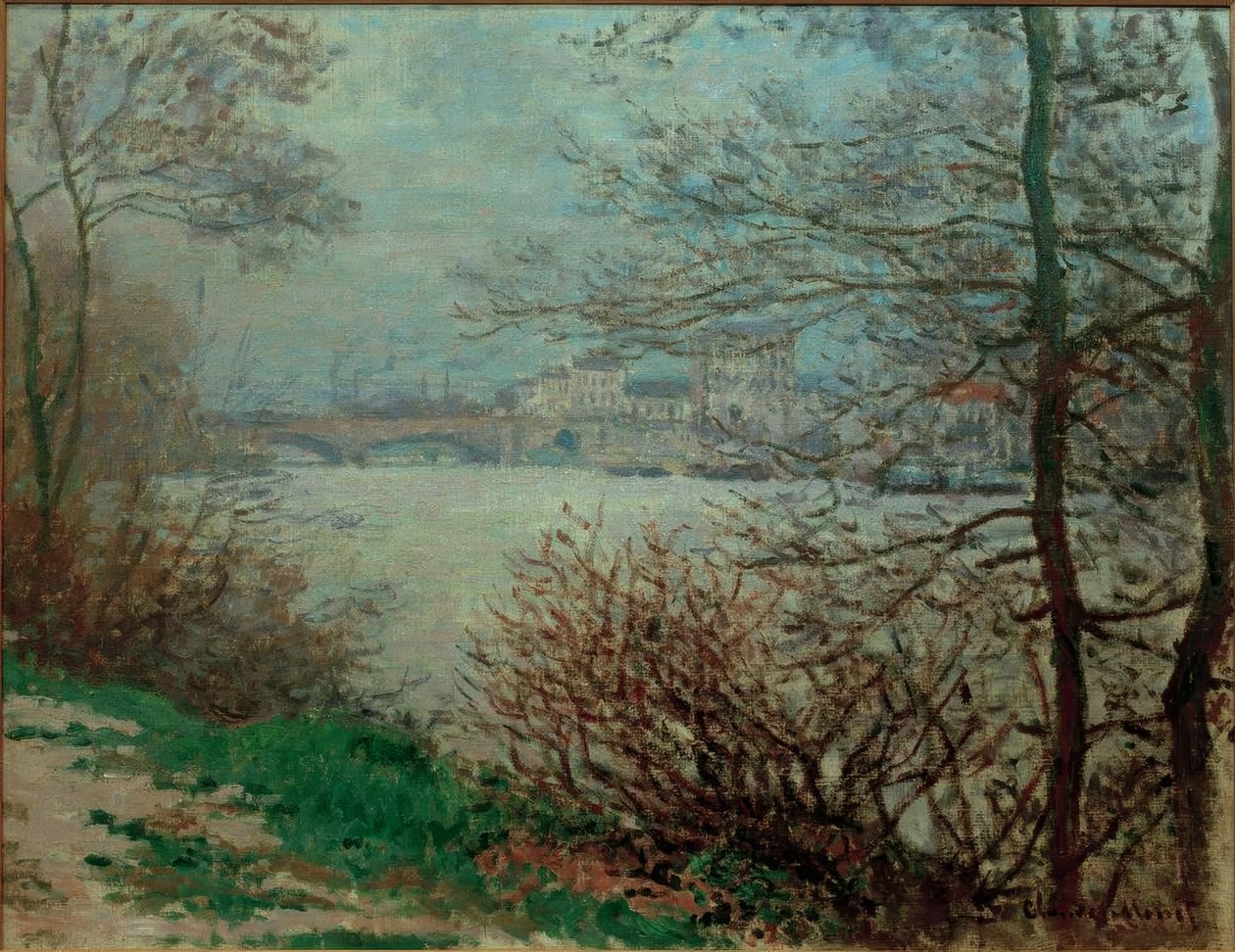 Seinen rannat Grande-Jatte-saarella tekijältä Claude Monet