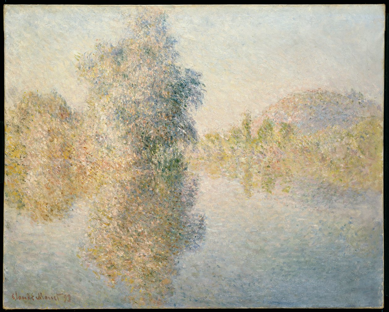 Varhain aamulla Seinen varrella Givernyssä, 1893 tekijältä Claude Monet