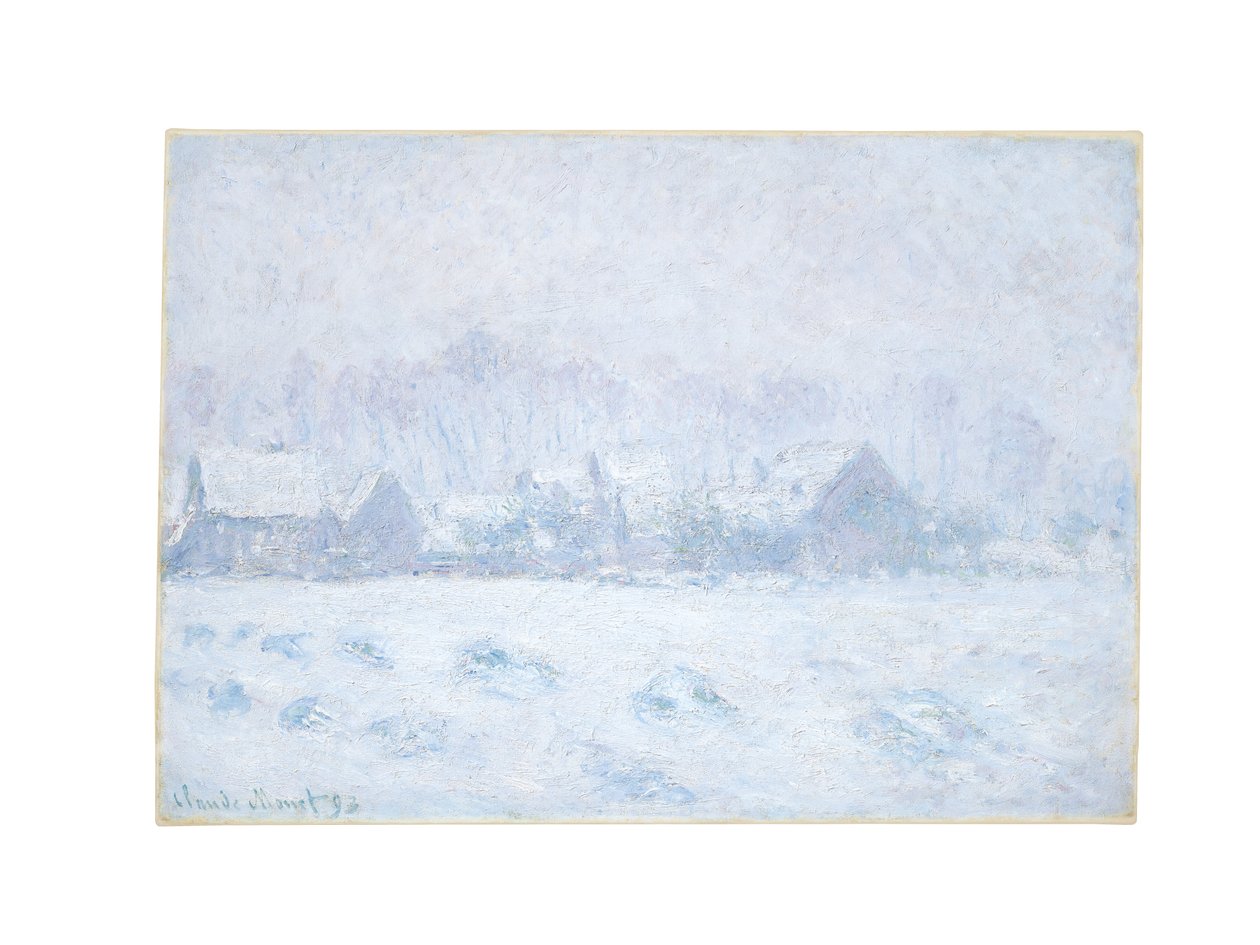 Lumiefekti Givernyssä, 1893 tekijältä Claude Monet