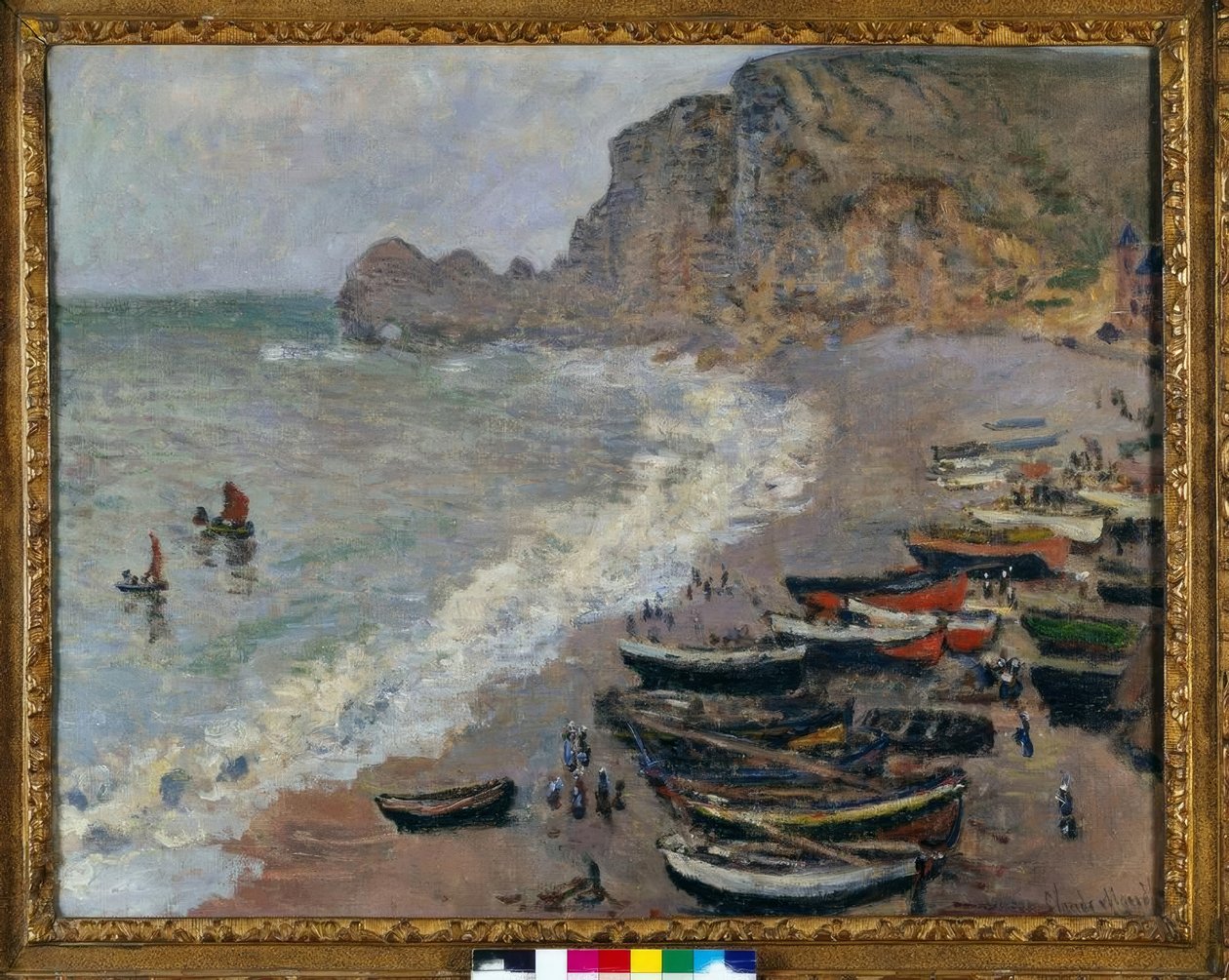 Etretat: la plage de la porte d