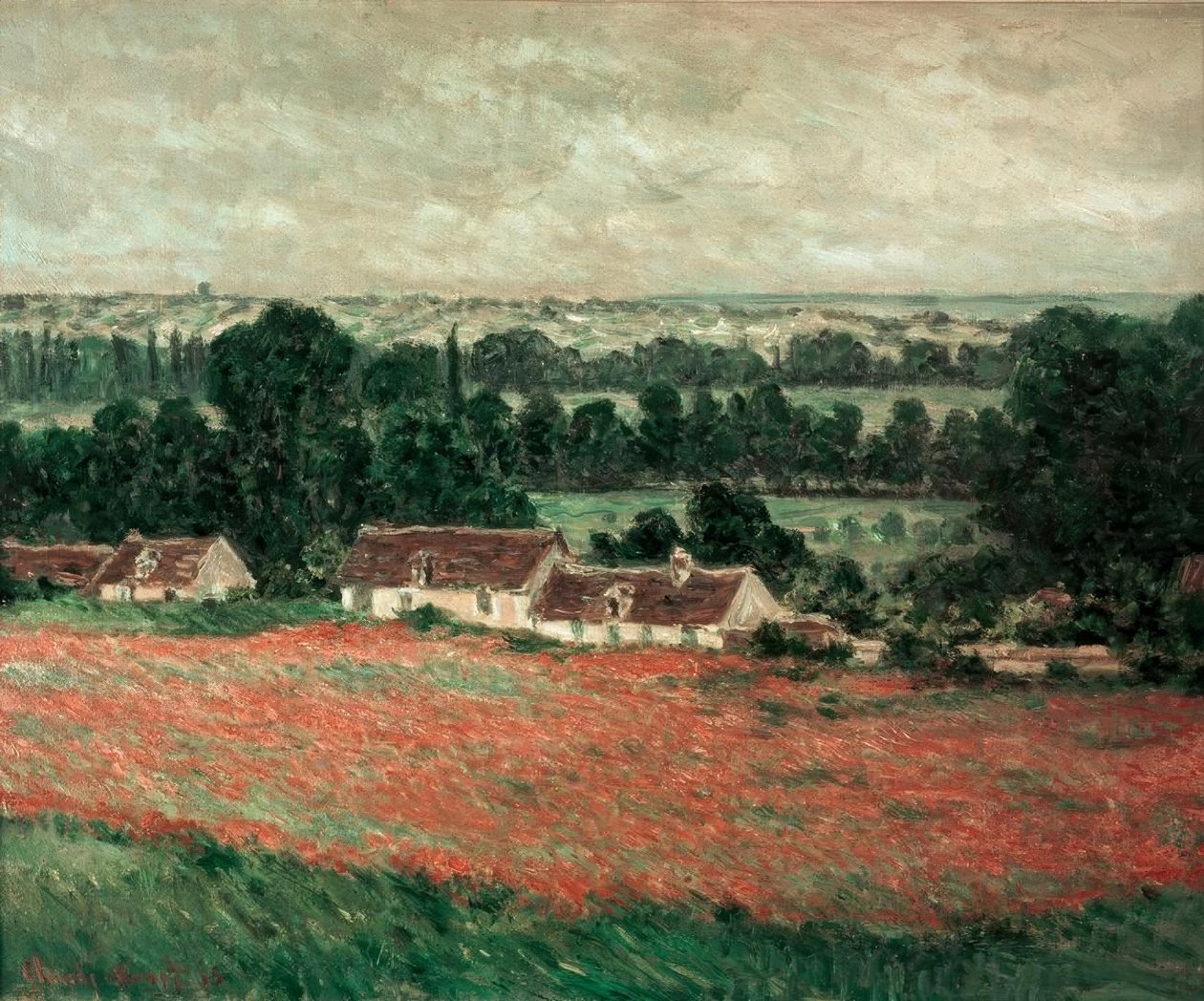 Unikkopelto, Giverny tekijältä Claude Monet