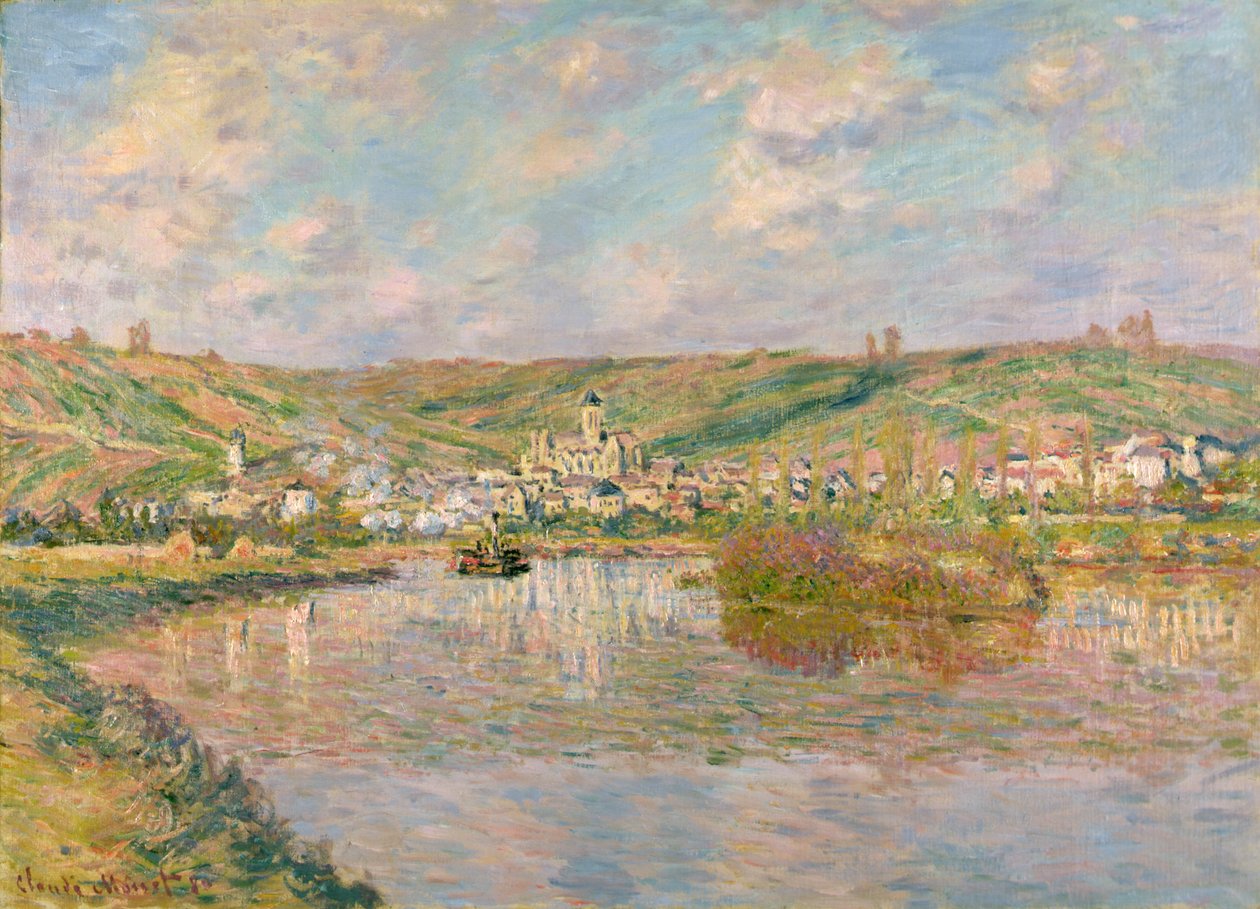 Myöhäinen iltapäivä, Vetheuil tekijältä Claude Monet