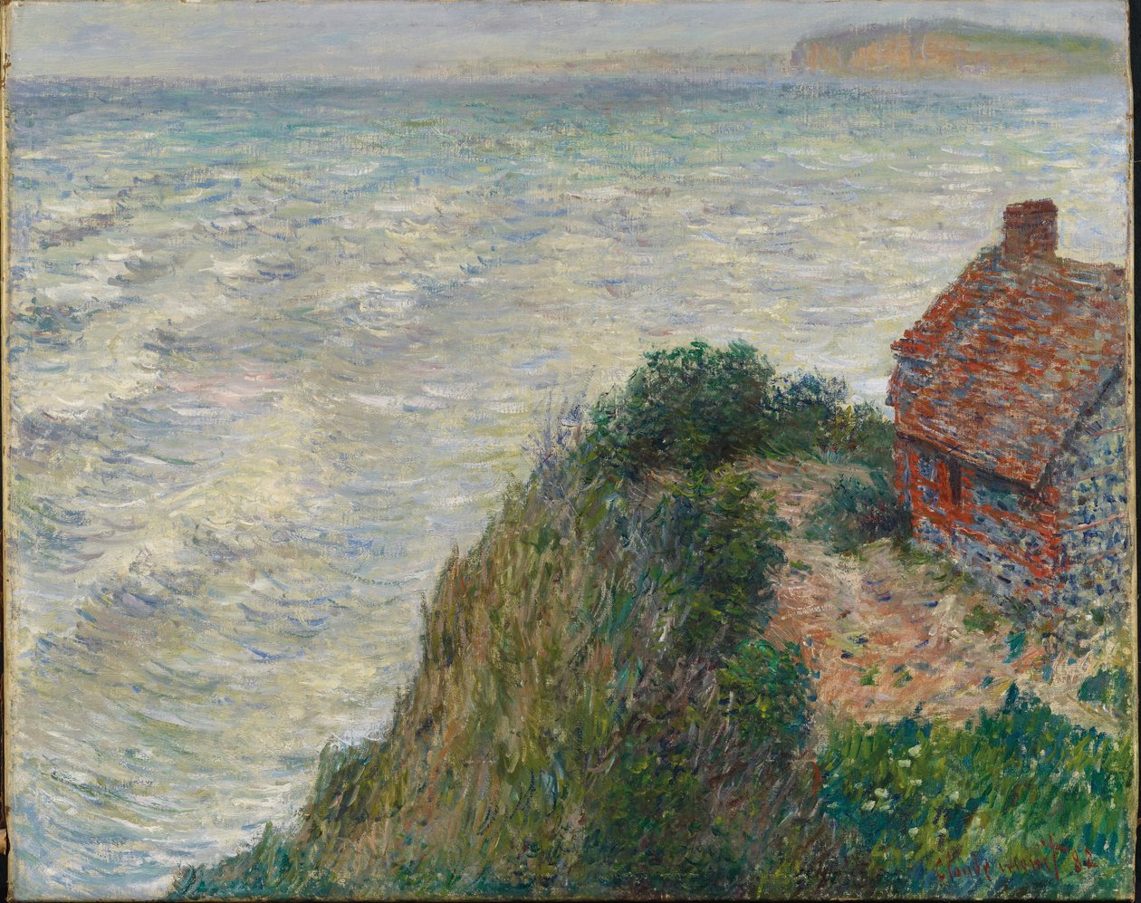 Kalastajan talo Petit Aillyssa, 1882 tekijältä Claude Monet