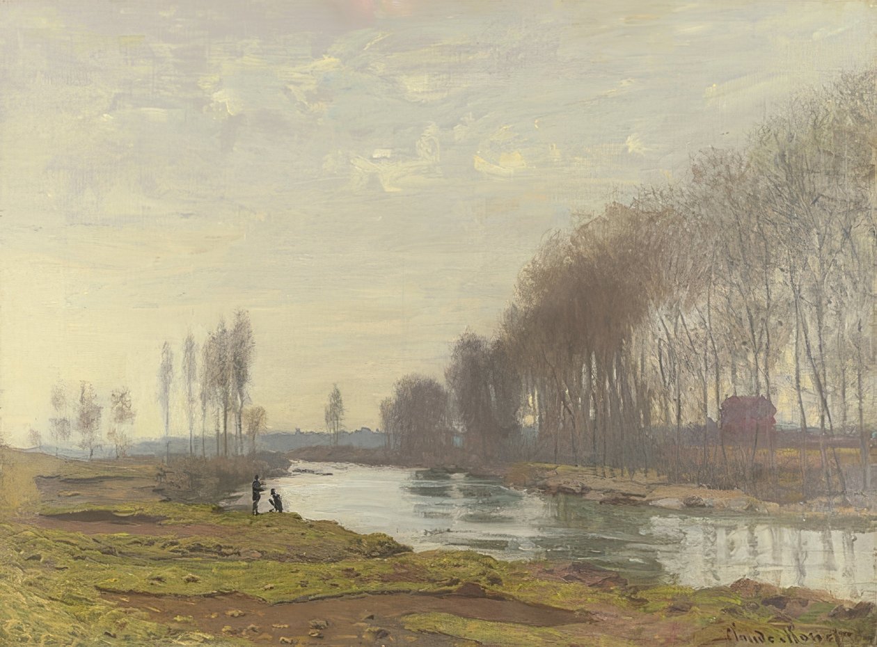 Seinen haara Argenteuilissa (Petit Bras de la Seine, Argenteuil). 1872 tekijältä Claude Monet