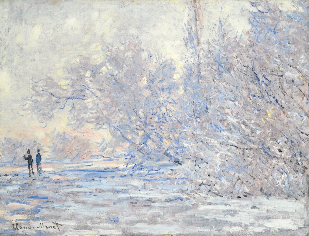Frost in Giverny Frost in Giverny, 1885 tekijältä Claude Monet