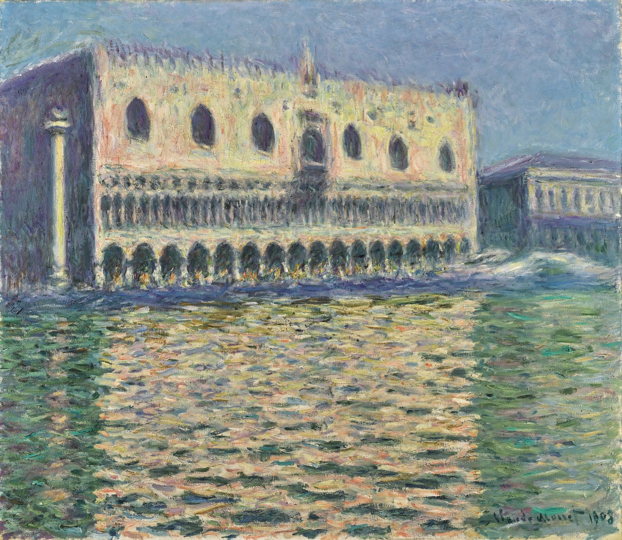 Saksa: Dogen palatsi Venetsiassa tekijältä Claude Monet