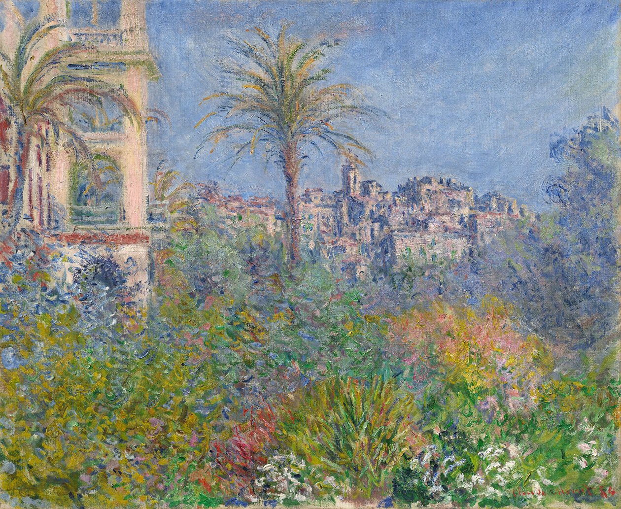 Saksa: Strada Romana in Bordighera Villas at Bordighera tekijältä Claude Monet