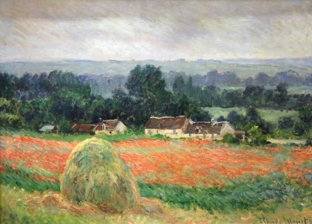 "Heinäsuovasta Givernyssä", 1886 tekijältä Claude Monet