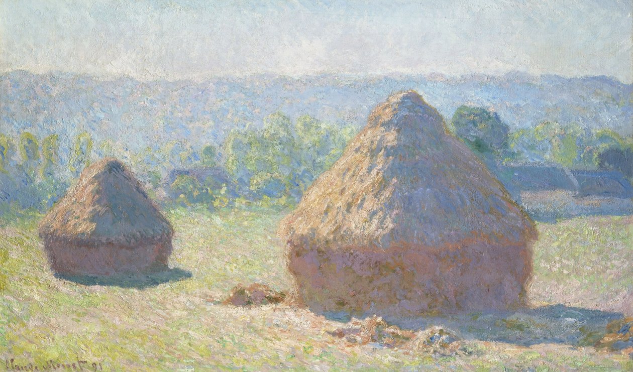 Heinäsuovasta ilta-auringossa, 1891 tekijältä Claude Monet