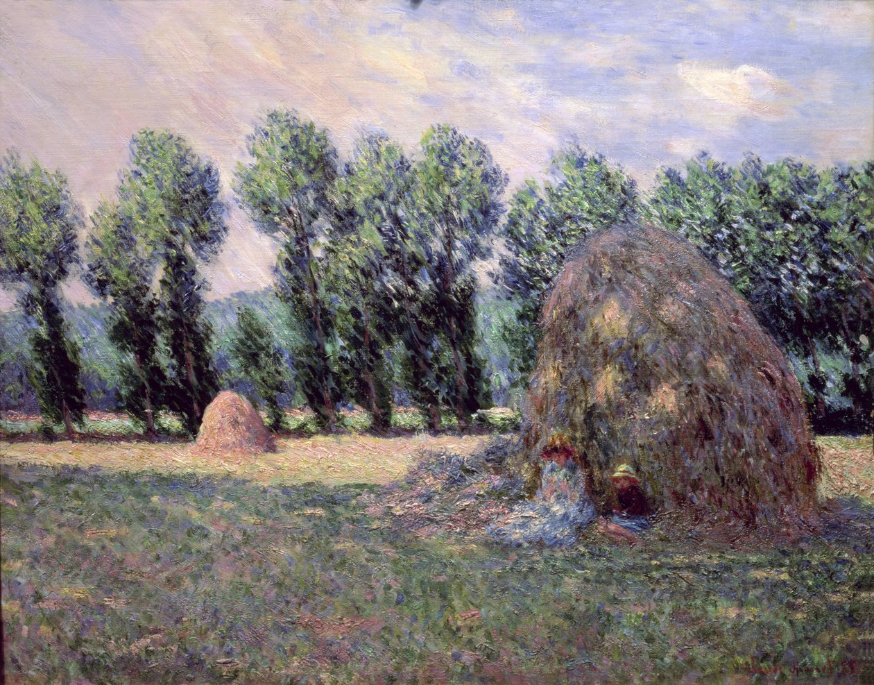 Heinäsuovat, 1885 tekijältä Claude Monet