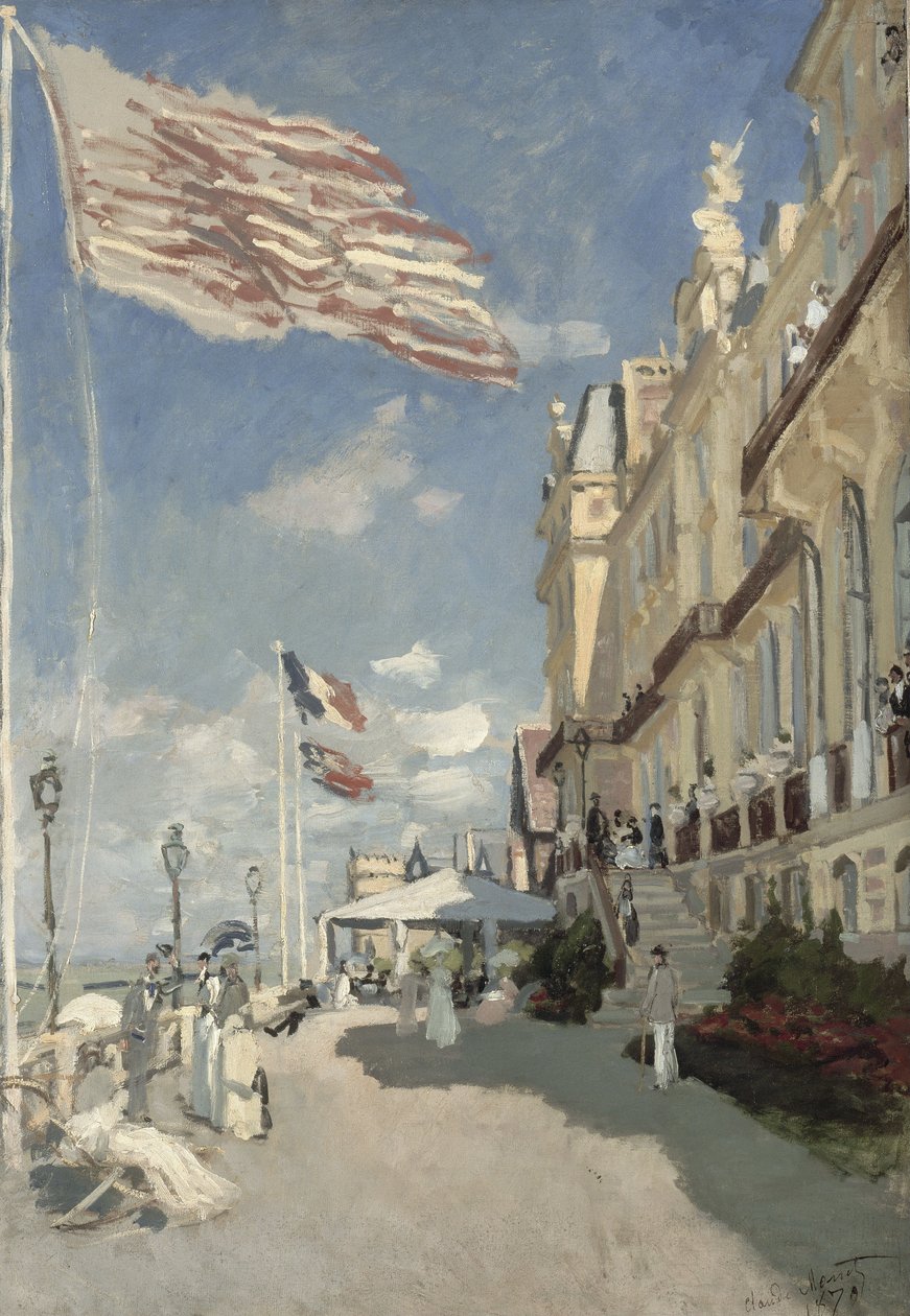 Hôtel des Roches Noires. Trouville tekijältä Claude Monet