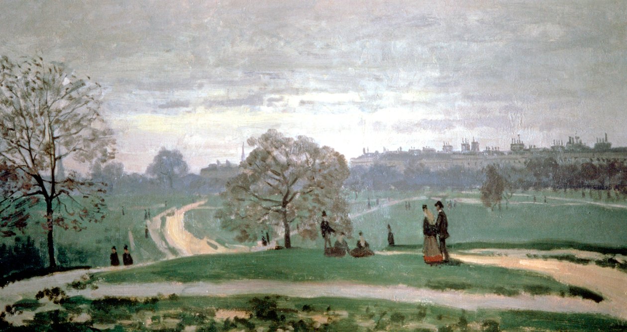 Hyde Park, Lontoo, 1871 tekijältä Claude Monet