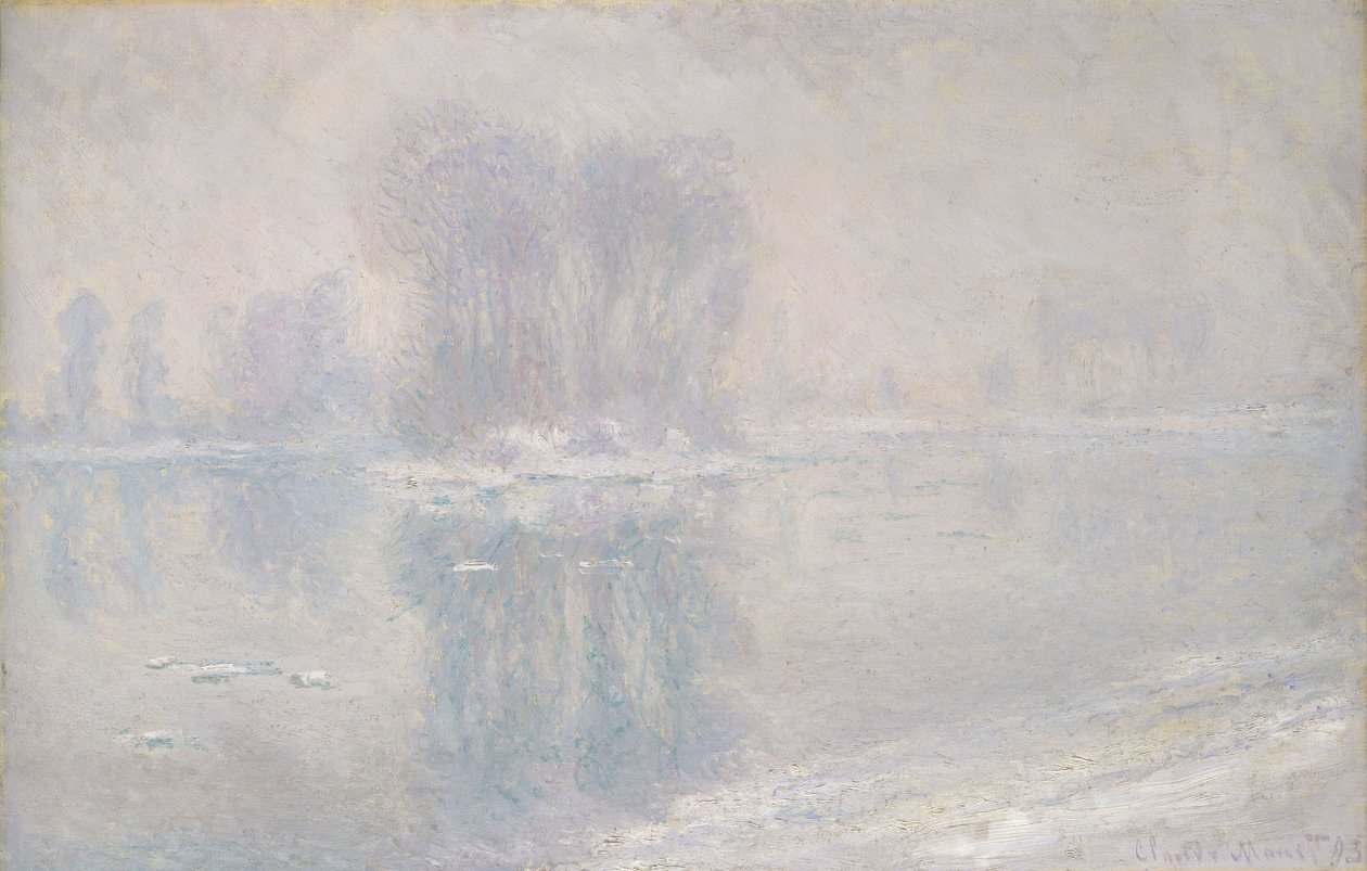 Jäälautat, 1893 tekijältä Claude Monet