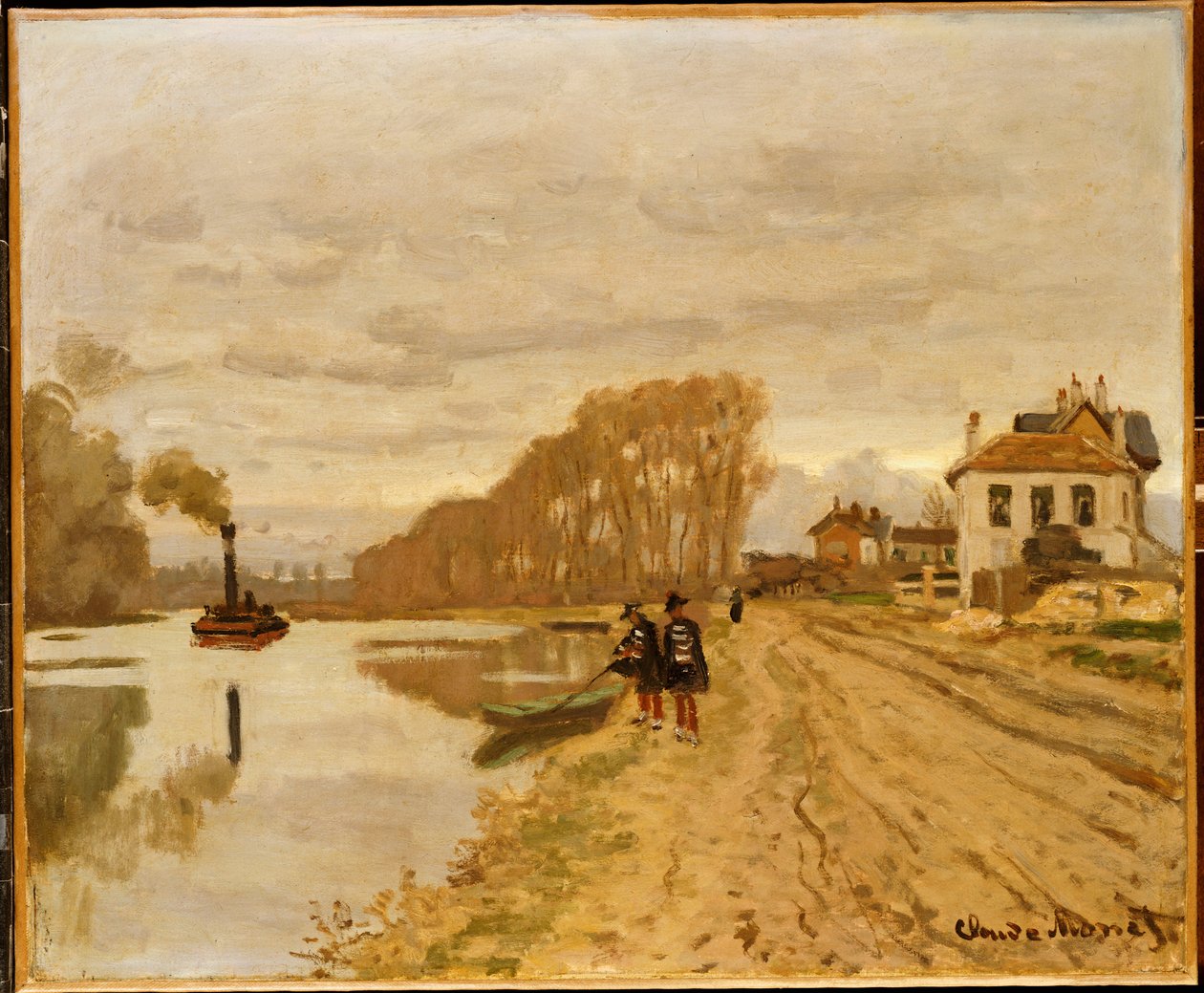 Flanant Guard on the Waterin jalkaväki tekijältä Claude Monet
