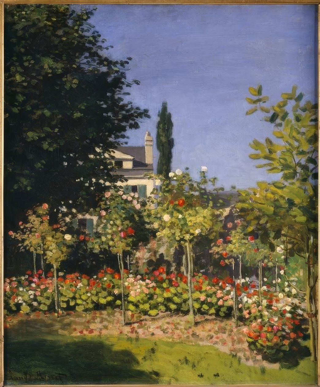 Jardin en fleurs tekijältä Claude Monet