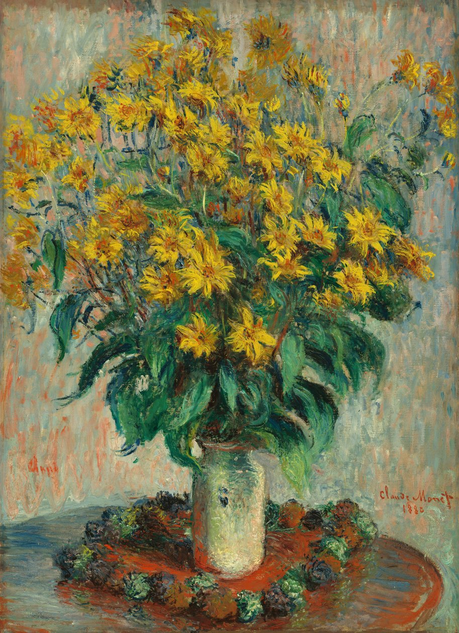 Maa-artisokan kukkia tekijältä Claude Monet