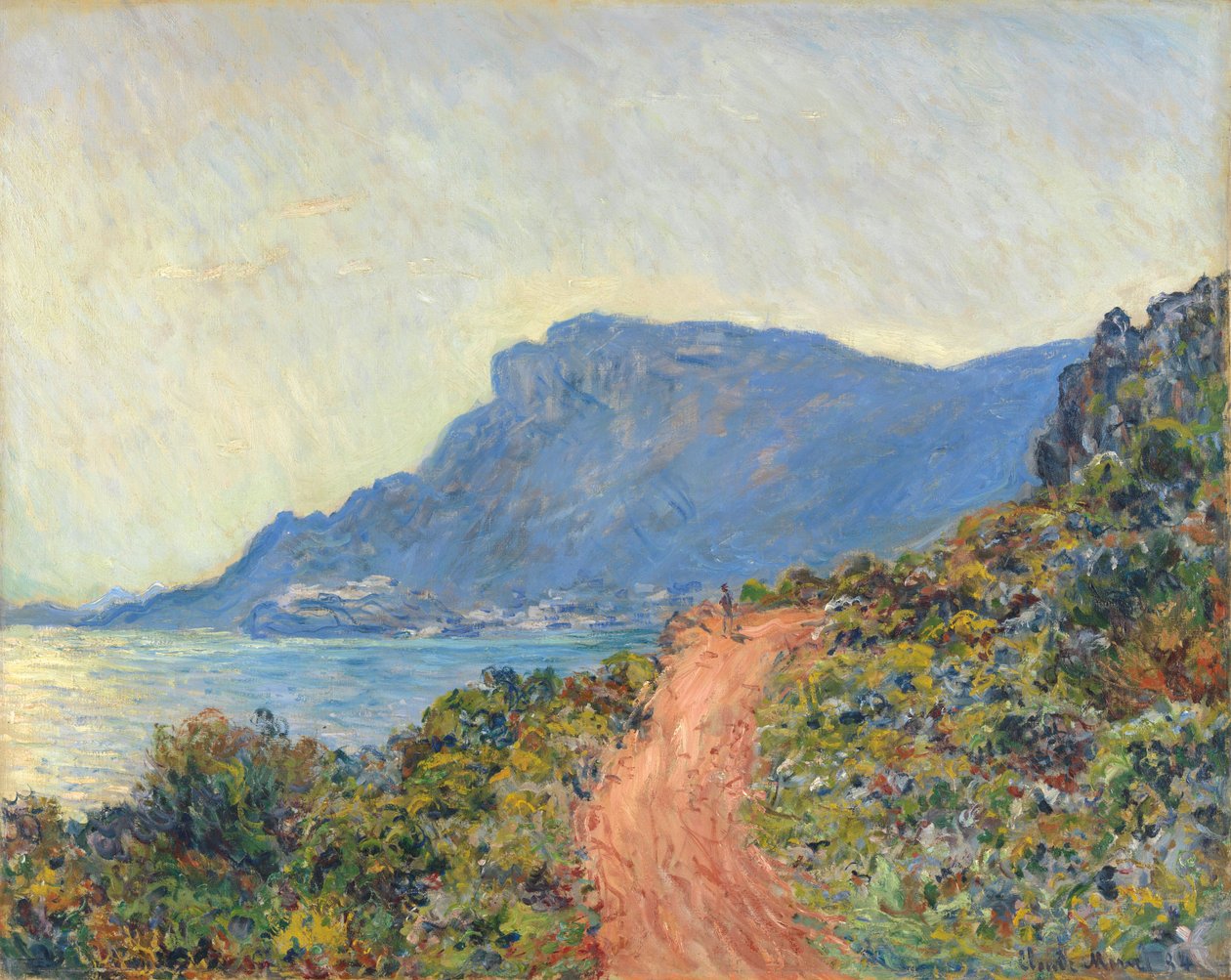 Corniche lähellä Monacoa, 1884 tekijältä Claude Monet