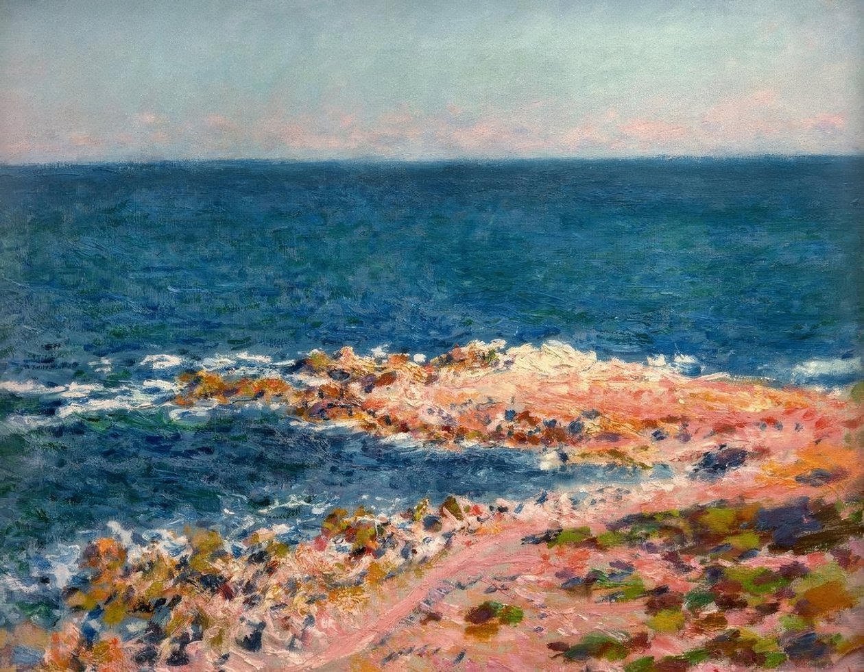 Suuri sininen Antibesissa tekijältä Claude Monet