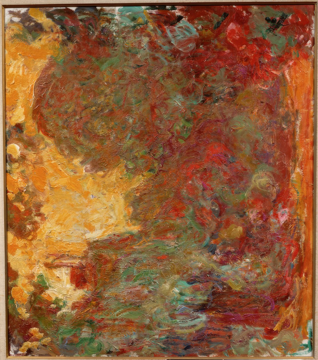 La Maison de l’Artiste vue du Jardin aux Roses (Das Haus de tekijältä Claude Monet