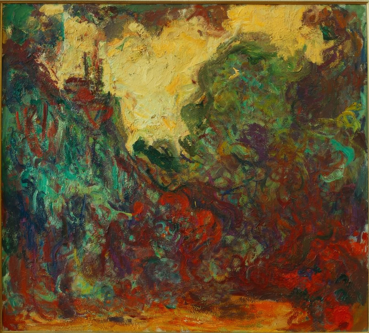 La Maison vue du Jardin aux Roses (Das Haus des Künstlers v tekijältä Claude Monet