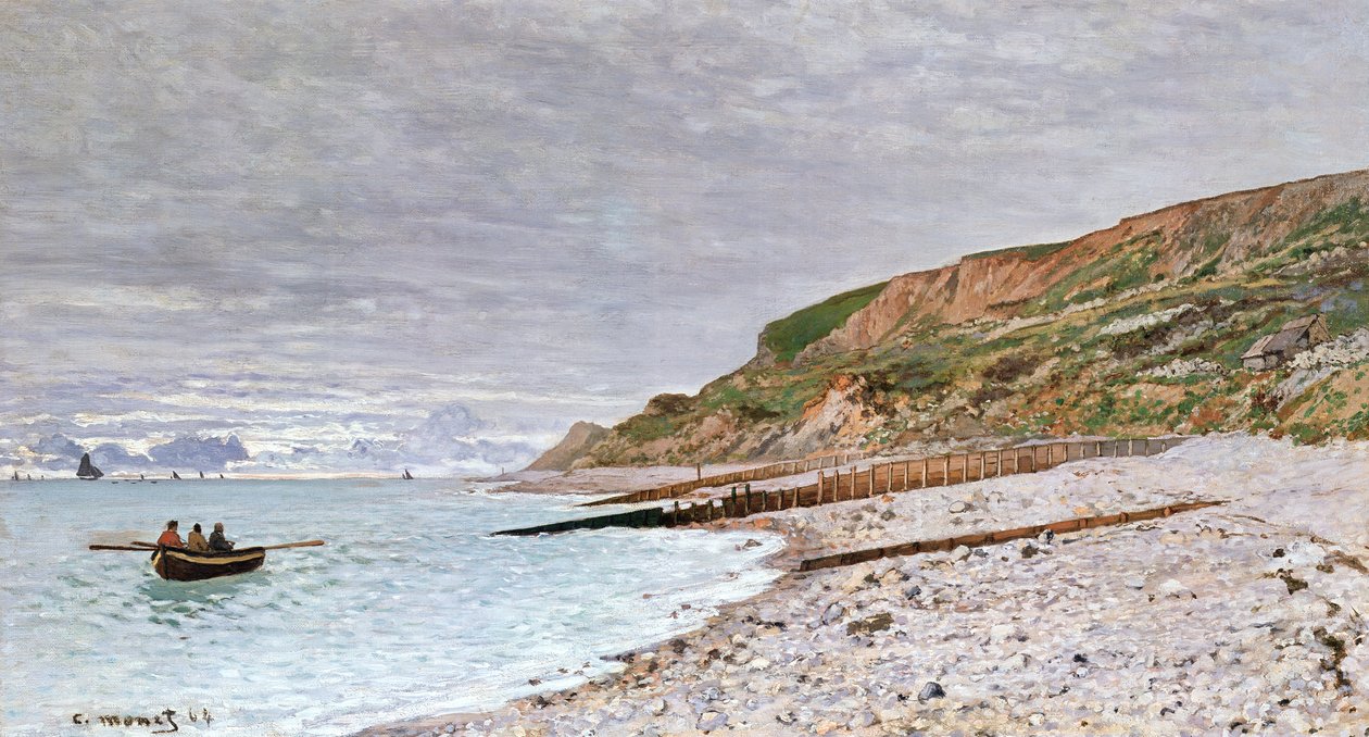 Pointe de la Heve, 1864 tekijältä Claude Monet